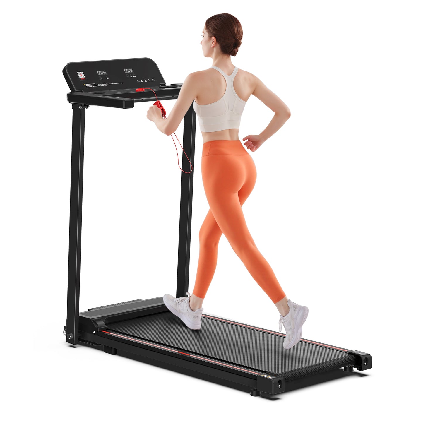 Electric Treadmill, Folding Treadmill For Home Up To 12 Kmh, With LED Display, App, Compact Treadmill For Home And Office, Weighing 120KG